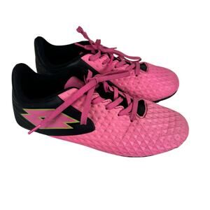 Lotto Pink Black Forza Elite Lace Up Lightweight Soccer Cleats Men's Size 5.5